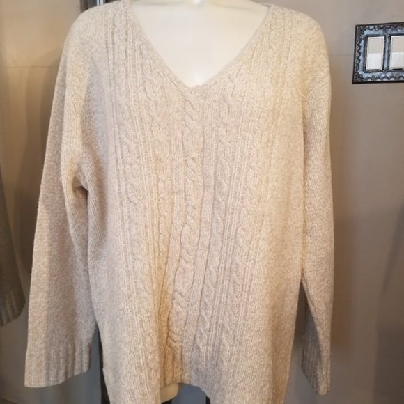 Women's Oversized Grunge Style Knit Sweater - Picture 1 of 3